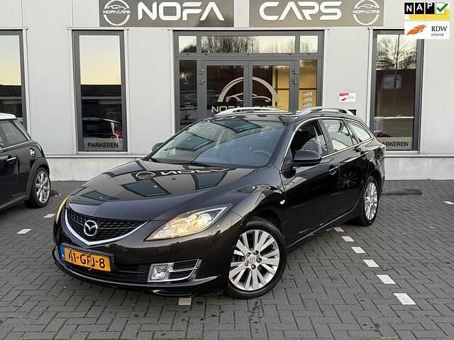 Zwart Occasion 2008 Mazda 6 Touring Stationwagen | € 4.499 (Eerlijke prijs) - Afbeelding 1/4