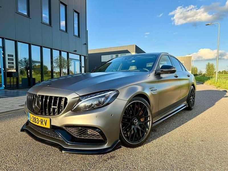 Grijs Gebruikt 2018 Mercedes C63S AMG AMG Sedan | € 51.700 (Super prijs) - Afbeelding 1/4