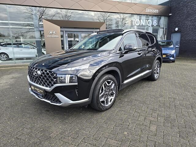 Zwart (metallic) Occasion 2023 Hyundai Santa Fe Premium SUV | € 40.950 (Eerlijke prijs) - Afbeelding 1/4