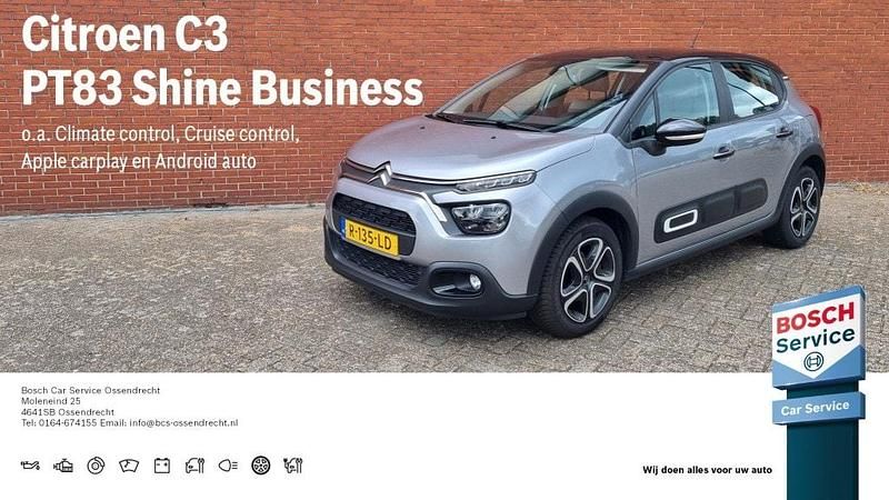 Grijs Occasion 2022 Citroën C3 Shine Hatchback | € 12.950 (Eerlijke prijs) - Afbeelding 1/4