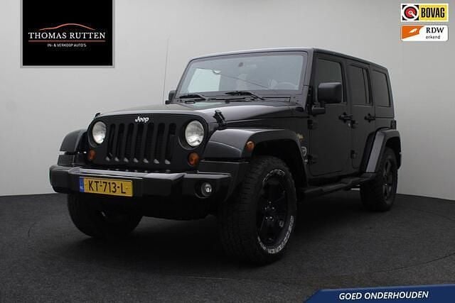 Zwart Gebruikt 2010 Jeep Wrangler Unlimited Sport SUV | € 24.950 (Goede deal) - Afbeelding 1/4