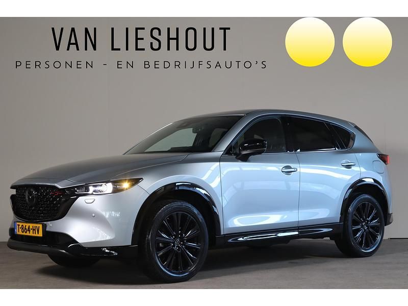 Grijs (metallic) Gebruikt 2023 Mazda CX-5 Sportive SUV | € 39.650 (Iets duurder) - Afbeelding 1/4