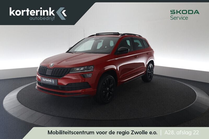 Rood Gebruikt 2019 Skoda Karoq Business Line SUV | € 21.950 (Iets duurder) - Afbeelding 1/4