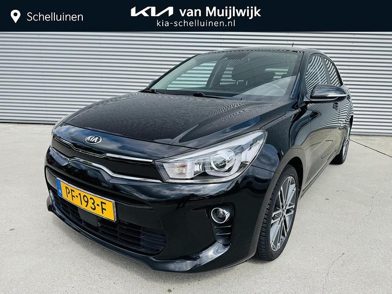 Zwart Gebruikt 2017 Kia Rio Hatchback | € 11.200 (Iets duurder) - Afbeelding 1/4