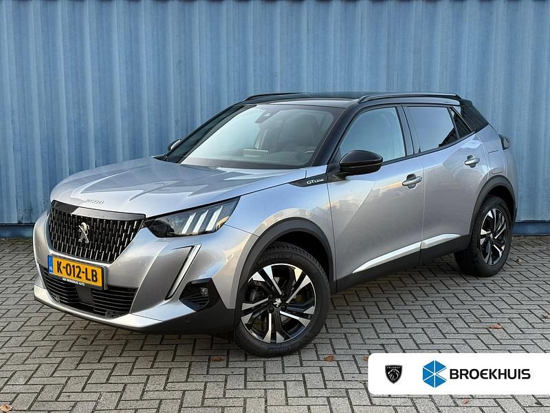 Grijs Occasion 2020 Peugeot 2008 GT-line SUV | € 19.895 (Duur) - Afbeelding 1/4