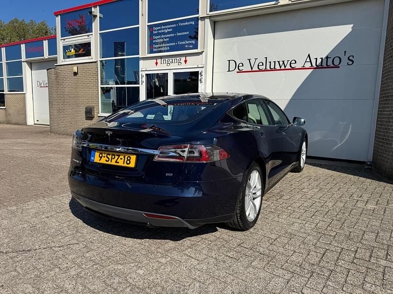 Occasion Tesla Model S 235 kW (320 PK) 2013 Blauw Hatchback