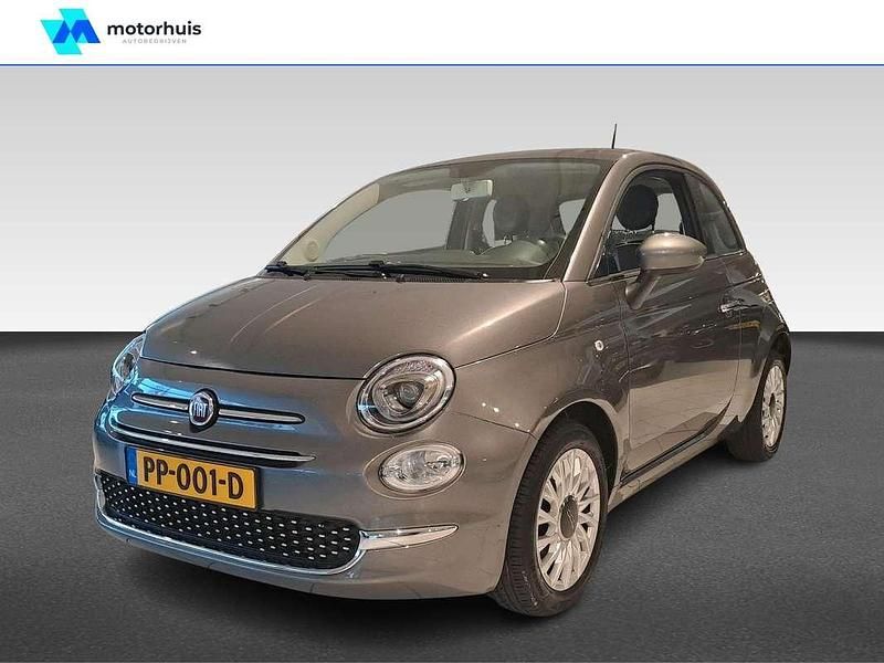 Grijs (metallic) Gebruikt 2017 Fiat 500 Lounge Hatchback | € 9.470 (Eerlijke prijs) - Afbeelding 1/4
