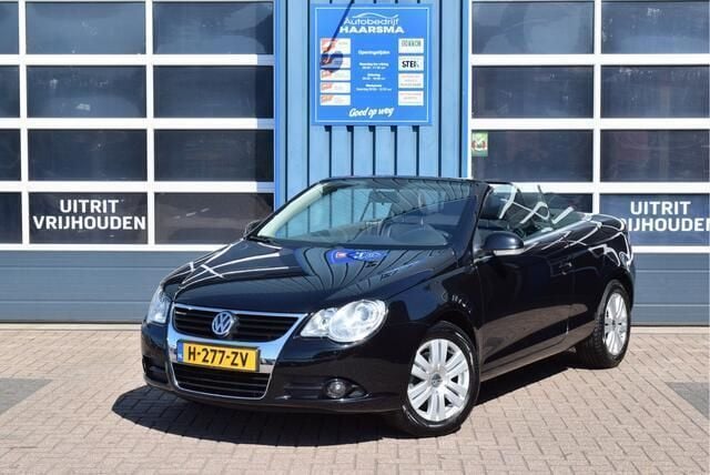 Zwart Gebruikt 2007 VW Eos Cabriolet | € 4.450 (Duur) - Afbeelding 1/4