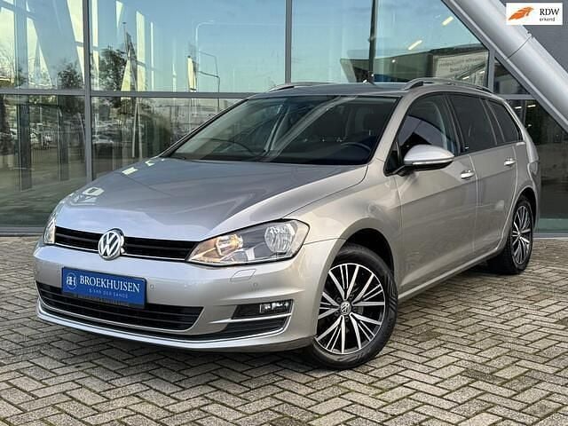 Grijs (metallic) Occasion 2016 VW Golf VII Allstar Stationwagen | € 10.950 (Eerlijke prijs) - Afbeelding 1/4