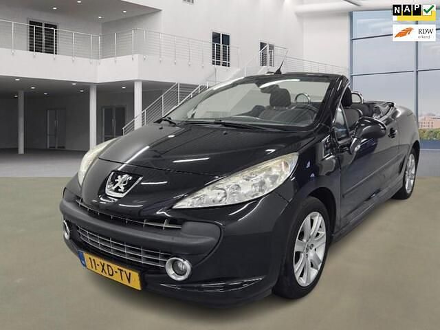 Zwart Gebruikt 2007 Peugeot 207 CC Cabriolet | € 2.099 (Eerlijke prijs) - Afbeelding 1/4