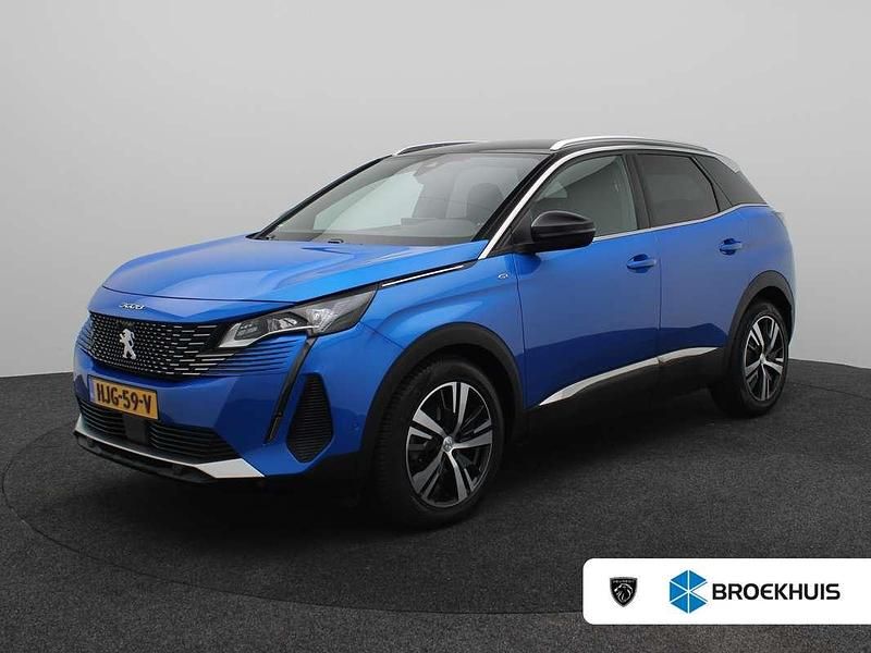 Blauw Gebruikt 2021 Peugeot 3008 Premium SUV | € 27.900 (Iets duurder) - Afbeelding 1/4