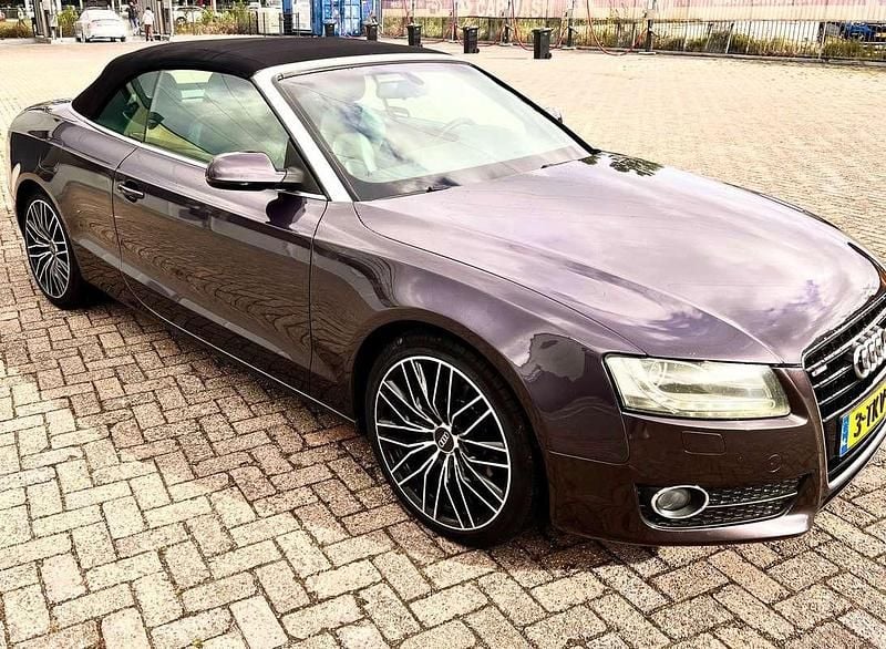 Grijs Gebruikt 2010 Audi A5 Cabriolet S-Line Cabriolet | € 11.250 (Goede deal) - Afbeelding 1/4