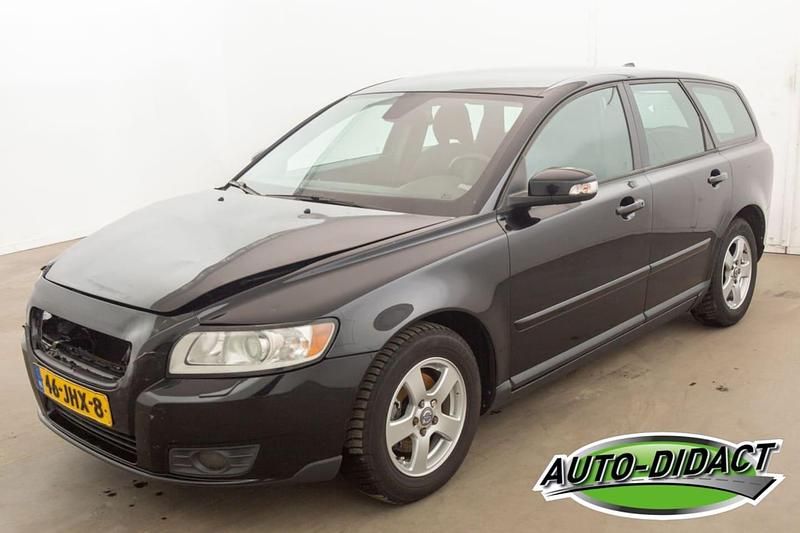 Zwart Gebruikt 2009 Volvo V50 Stationwagen | € 950 (Super prijs) - Afbeelding 1/4
