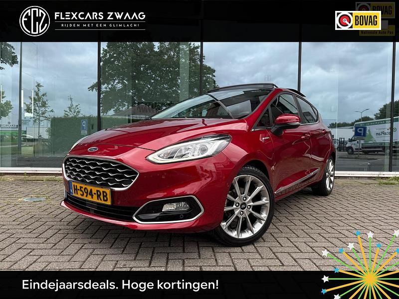 Rood Gebruikt 2020 Ford Fiesta Vignale Hatchback | € 15.490 (Eerlijke prijs) - Afbeelding 1/4