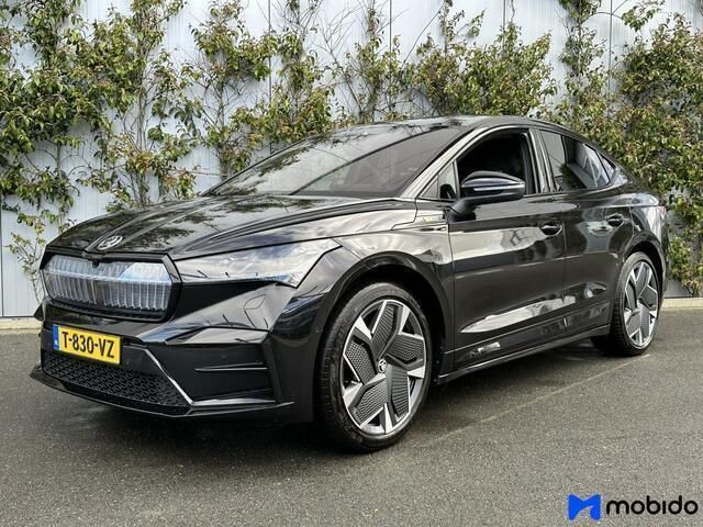 Zwart Gebruikt 2022 Skoda Enyaq iV RS SUV | € 39.940 (Goede deal) - Afbeelding 1/4