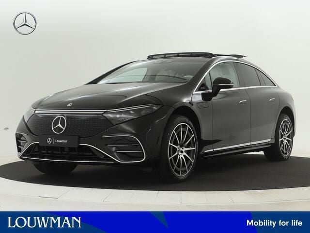 Zwart Gebruikt 2023 Mercedes EQS450+ AMG line Sedan | € 112.945 - Afbeelding 1/4