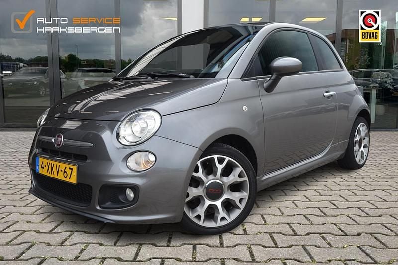 Grijs Gebruikt 2014 Fiat 500S Hatchback | € 5.900 (Eerlijke prijs) - Afbeelding 1/4