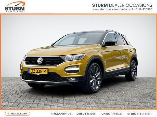 Geel Gebruikt 2019 VW T-Roc Executive SUV | € 18.999 (Super prijs) - Afbeelding 1/4