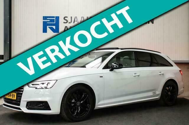 Wit Gebruikt 2017 Audi A4 Black Edition Stationwagen | € 34.950 - Afbeelding 1/4