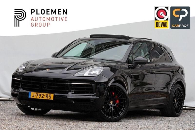 Zwart Occasion 2020 Porsche Cayenne Sport SUV | € 59.400 (Super prijs) - Afbeelding 1/4