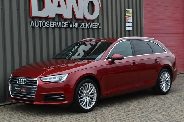Rood, metallic lak Gebruikt 2017 Audi A4 Sport Stationwagen | € 18.995 (Goede deal) - Afbeelding 1/4
