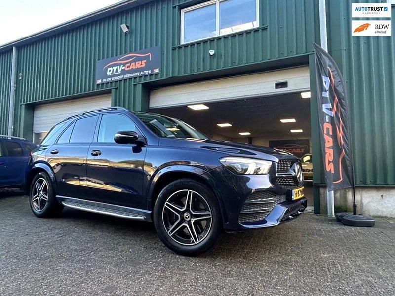 Blauw Occasion 2019 Mercedes GLE450 AMG Premium SUV | € 60.900 (Eerlijke prijs) - Afbeelding 1/4