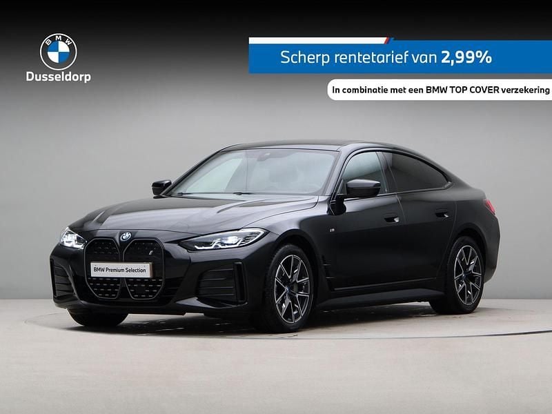 Zwart Occasion 2024 BMW i4 Executive Sedan | € 47.950 (Eerlijke prijs) - Afbeelding 1/4