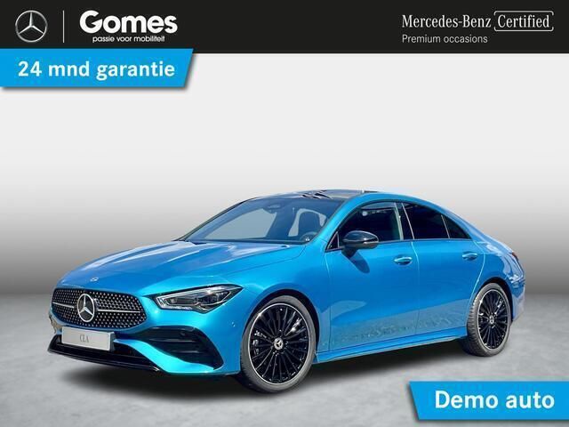 Blauw Gebruikt 2024 Mercedes CLA180 AMG line Sedan | € 42.950 (Iets duurder) - Afbeelding 1/4