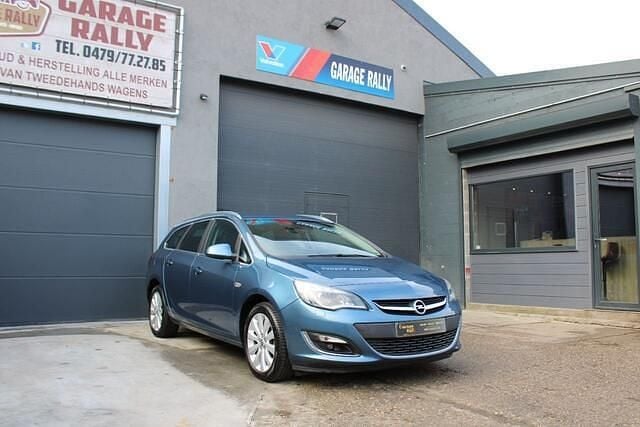Occasion Opel Astra Exklusiv 120 PK (88 kW) 2016 Blauw Stationwagen