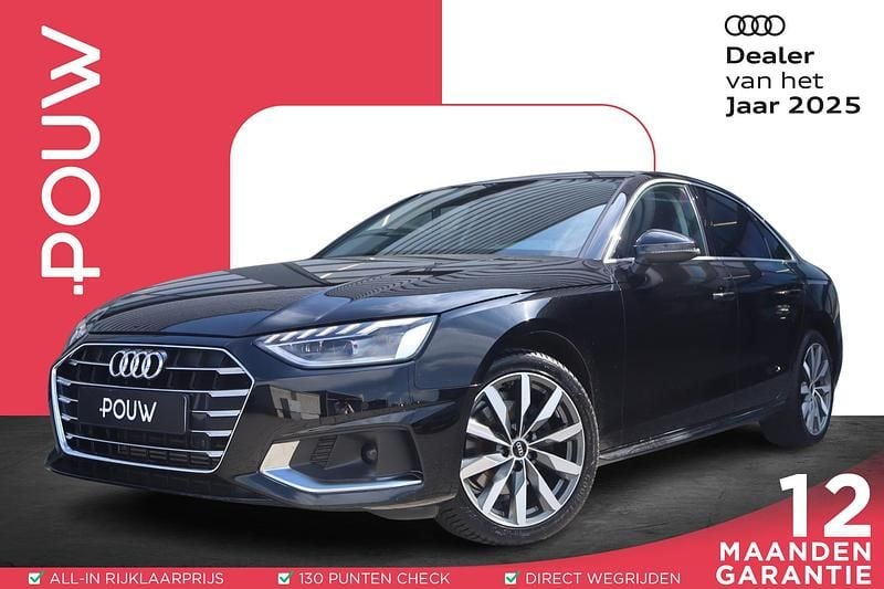 Zwart Gebruikt 2022 Audi A4 Advanced Sedan | € 28.950 (Eerlijke prijs) - Afbeelding 1/4