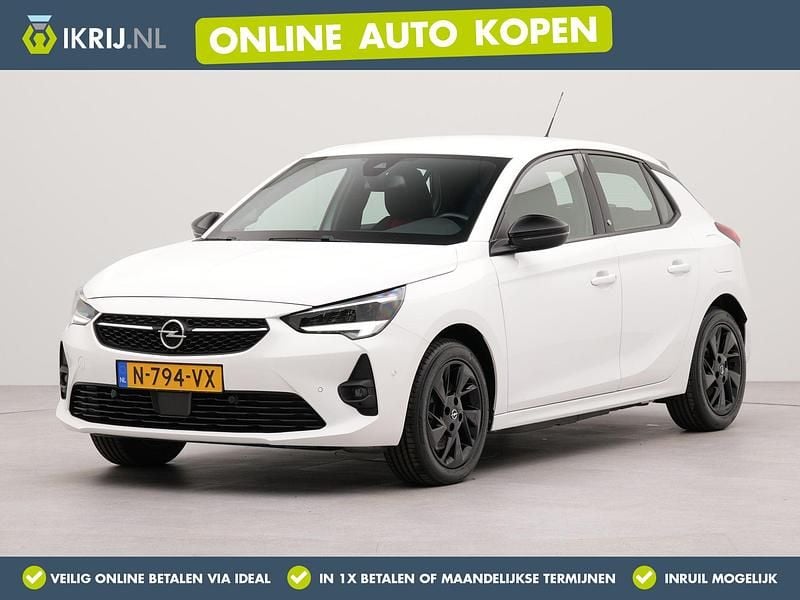 Wit, metallic lak Gebruikt 2021 Opel Corsa-e GS Line Hatchback | € 15.100 (Eerlijke prijs) - Afbeelding 1/3
