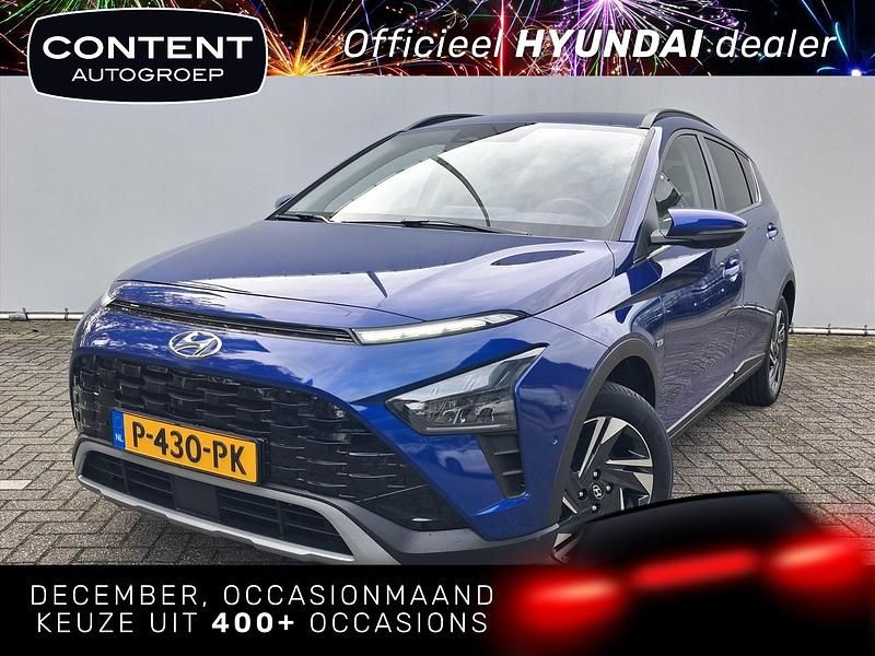 Blauw Gebruikt 2022 Hyundai Bayon Premium SUV | € 20.940 (Eerlijke prijs) - Afbeelding 1/4