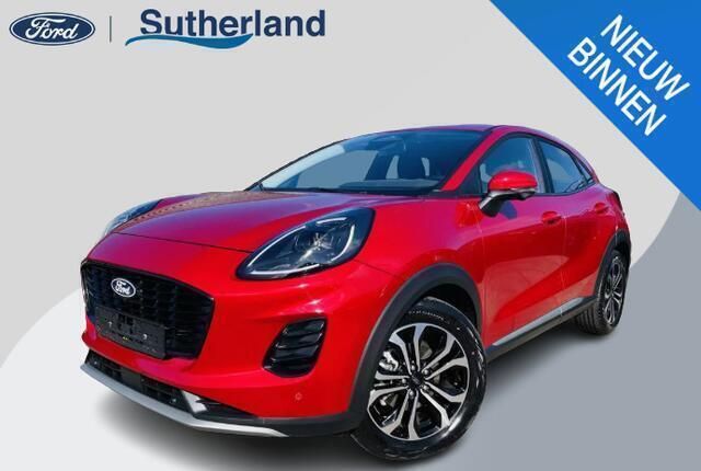 Rood Nieuw 2025 Ford Puma Titanium SUV | € 32.270 (Super prijs) - Afbeelding 1/4