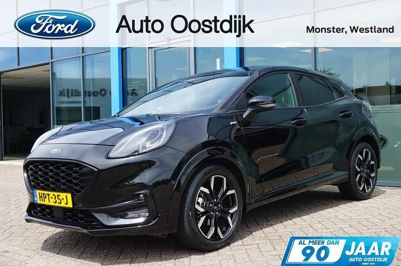 Zwart, metallic lak Gebruikt 2024 Ford Puma ST-Line X SUV | € 27.400 (Eerlijke prijs) - Afbeelding 1/4