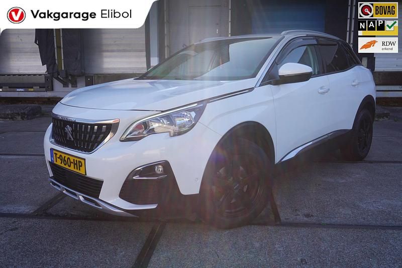 Wit Gebruikt 2018 Peugeot 3008 GT-line SUV | € 17.495 (Goede deal) - Afbeelding 1/4