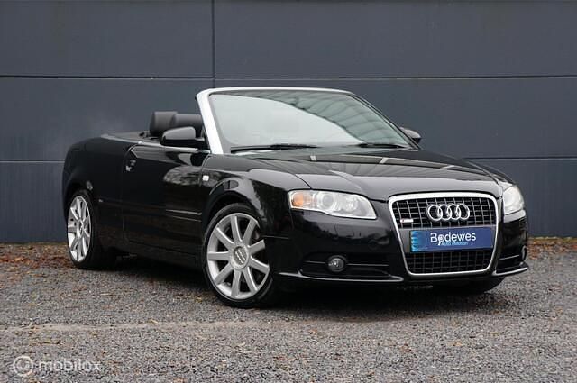 Zwart Gebruikt 2006 Audi A4 Cabriolet S-Line Cabriolet | € 9.949 (Iets duurder) - Afbeelding 1/4