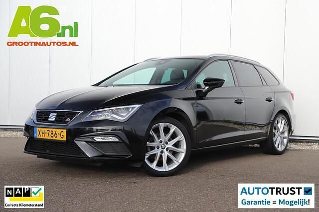 Zwart Gebruikt 2019 Seat Leon ST Business Stationwagen | € 15.999 (Eerlijke prijs) - Afbeelding 1/4