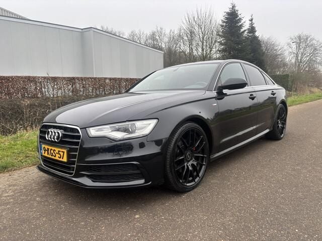 Zwart Gebruikt 2013 Audi A6 S-Line Sedan | € 16.499 (Eerlijke prijs) - Afbeelding 1/4