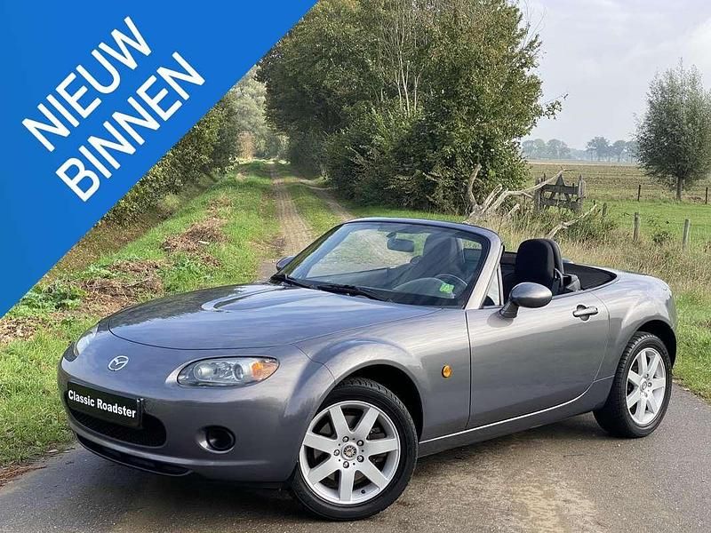 Grijs Gebruikt 2006 Mazda MX5 Exclusive Cabriolet | € 7.950 (Eerlijke prijs) - Afbeelding 1/4