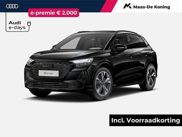 Zwart Nieuw 2025 Audi Q4 e-tron SUV | € 49.650 (Eerlijke prijs) - Afbeelding 1/4