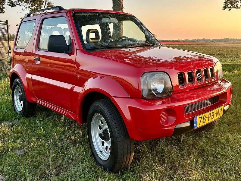 Rood Gebruikt 2004 Suzuki Jimny SUV | € 5.950 (Eerlijke prijs) - Afbeelding 1/4