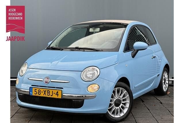 Blauw Gebruikt 2012 Fiat 500C Lounge Cabriolet | € 4.299 (Eerlijke prijs) - Afbeelding 1/4