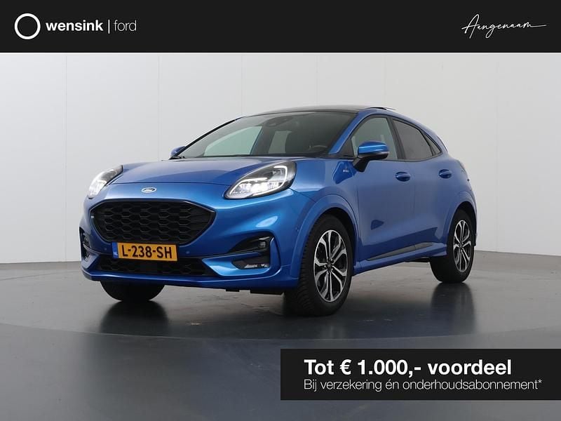 Blauw Gebruikt 2020 Ford Puma Gen-E ST-Line X SUV | € 19.830 (Iets duurder) - Afbeelding 1/4