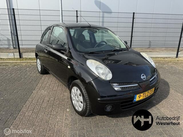 Zwart Gebruikt 2006 Nissan Micra Pure Hatchback | € 1.495 (Eerlijke prijs) - Afbeelding 1/4