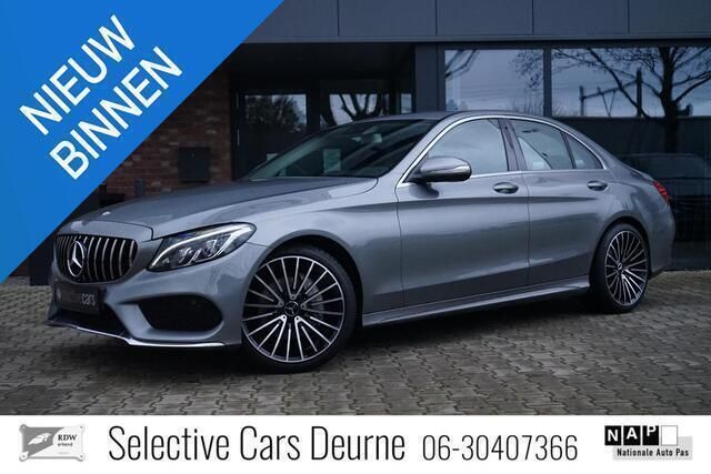 Grijs Occasion 2014 Mercedes C200 AMG Sedan | € 20.900 (Eerlijke prijs) - Afbeelding 1/4