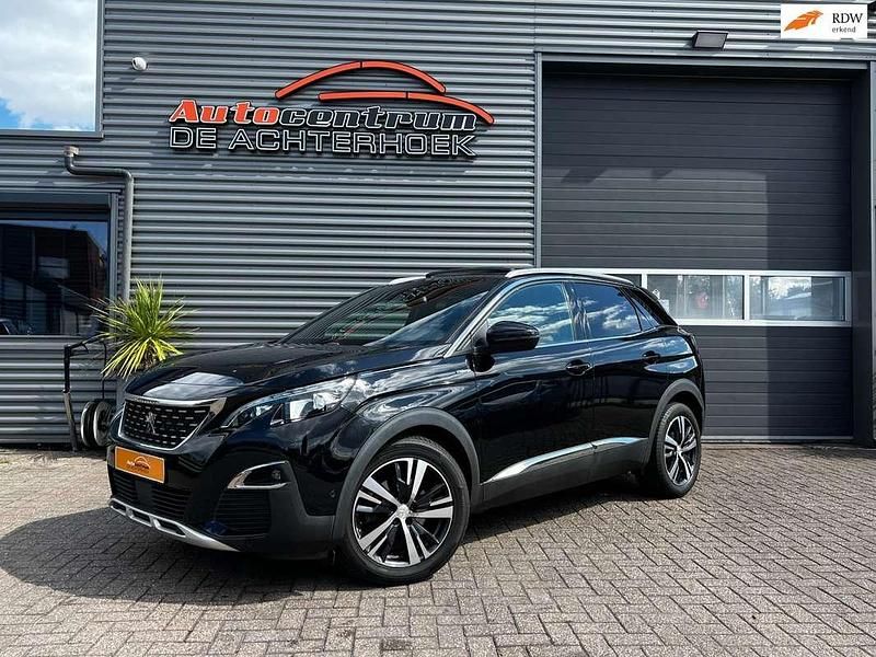 Zwart Gebruikt 2018 Peugeot 3008 GT-line SUV | € 16.999 (Iets duurder) - Afbeelding 1/4