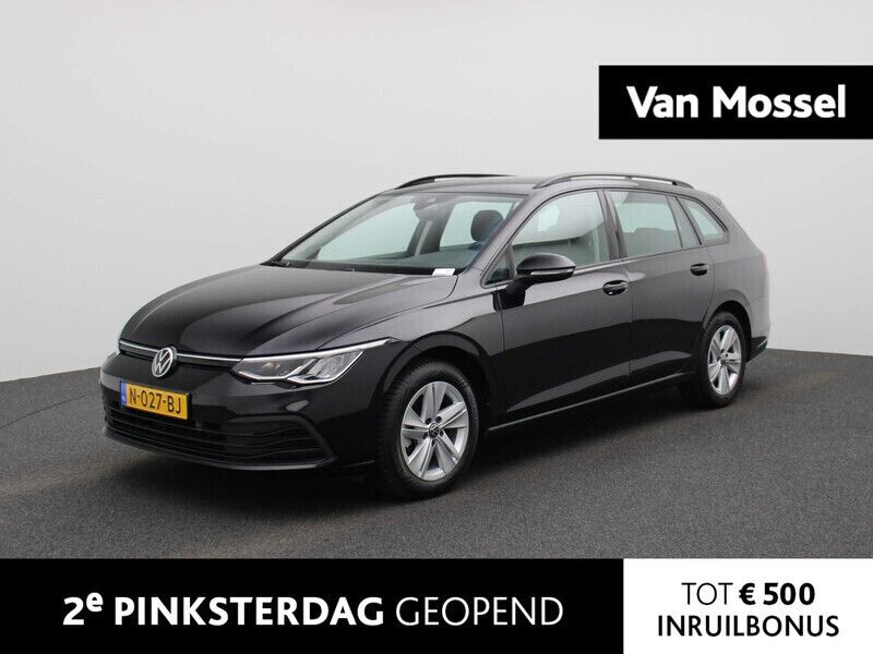 Zwart Gebruikt 2021 VW Golf VIII Life Stationwagen | € 20.400 (Eerlijke prijs) - Afbeelding 1/4
