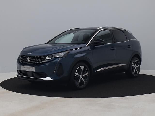 Blauw Gebruikt 2022 Peugeot 3008 GT-line SUV | € 20.900 (Goede deal) - Afbeelding 1/4