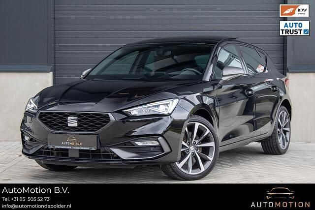 Zwart Gebruikt 2020 Seat Leon FR Hatchback | € 21.950 (Iets duurder) - Afbeelding 1/4