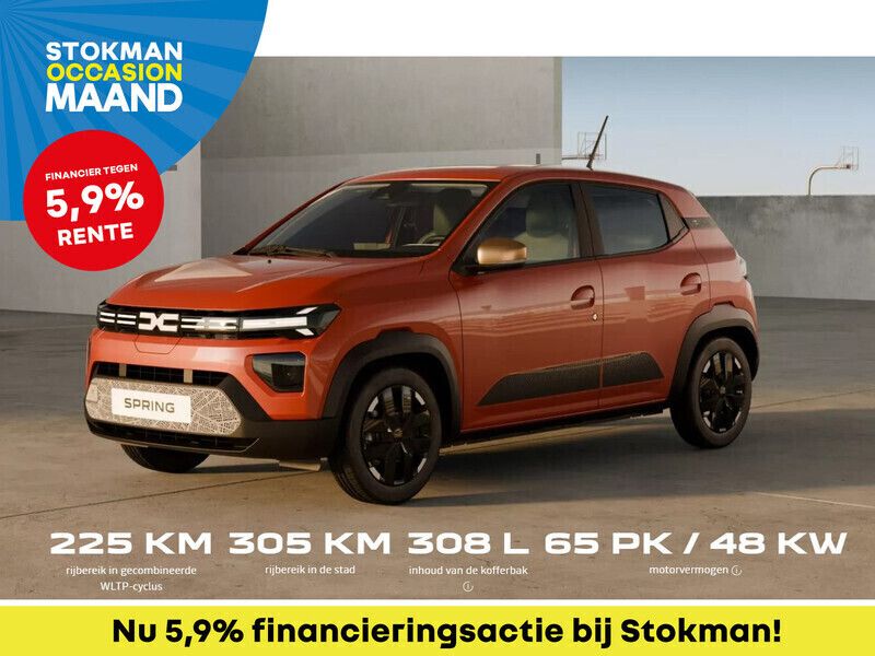 Rood Gebruikt 2024 Dacia Spring Extreme Hatchback | € 21.758 (Duur) - Afbeelding 1/4